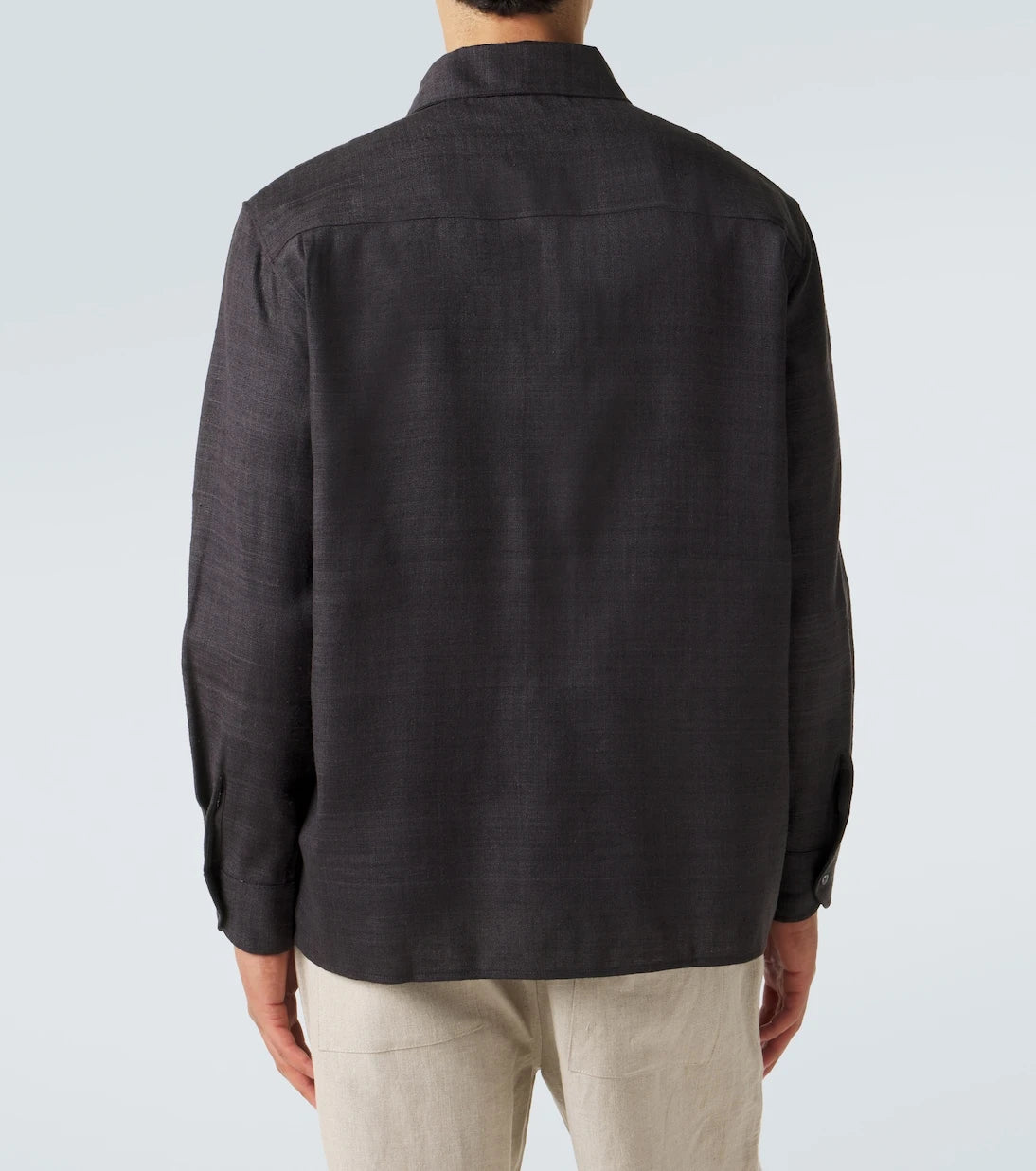 Saman Amel - Regis silk shirt jacket