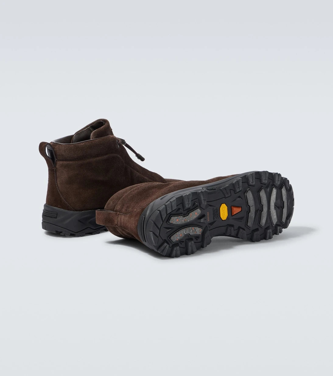 Zegna - Triple Stitch suede high-top sneakers