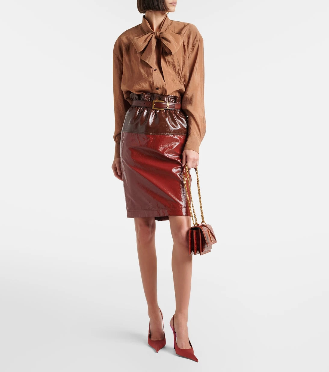 Saint Laurent - Sunset Small leather crossbody bag