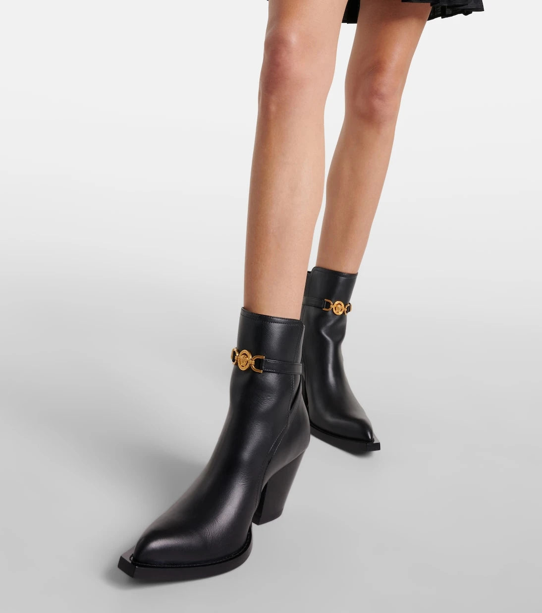 Versace - Medusa '95 leather ankle boots