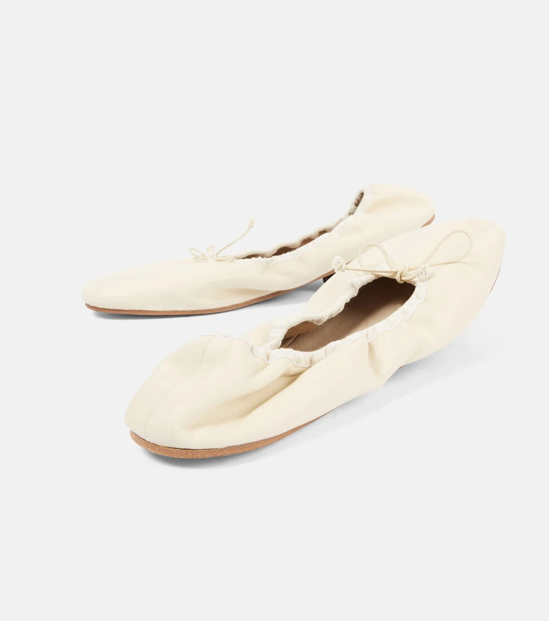 The Row - Leather ballet flats