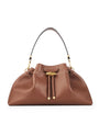Brown Medium Cinch Leather Bucket Bag