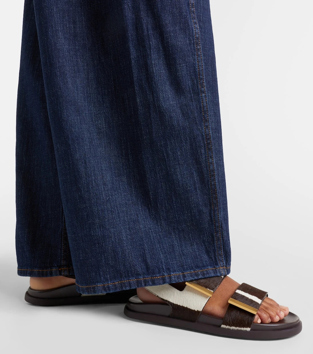 Tod's - Printed calf hair sandals