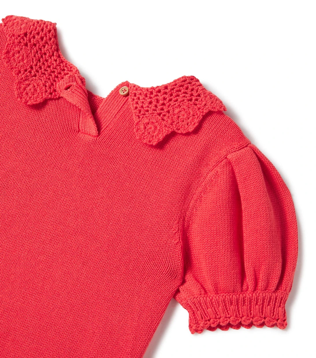 Bonton - Niko crochet-trimmed cotton top
