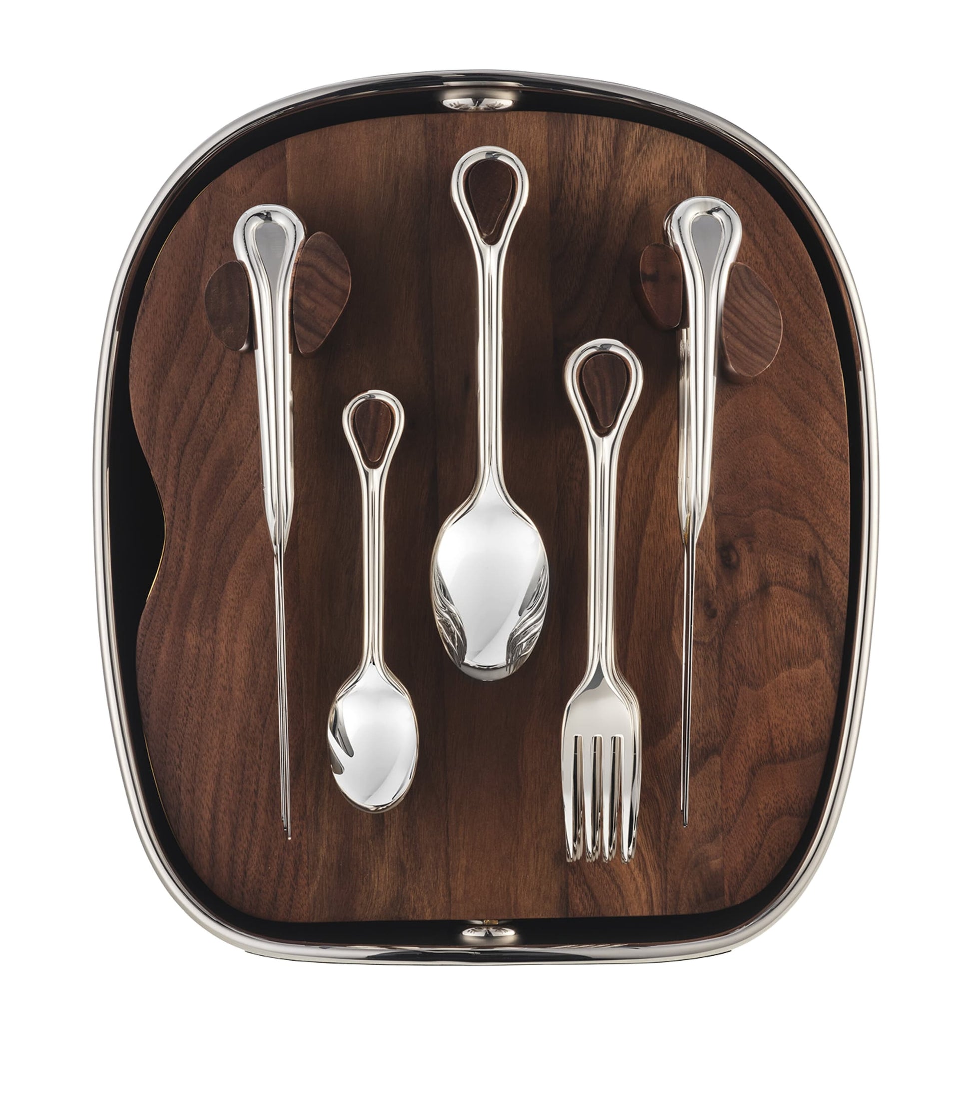 Christofle Silver-Plated Shell Carrousel Cutlery Set