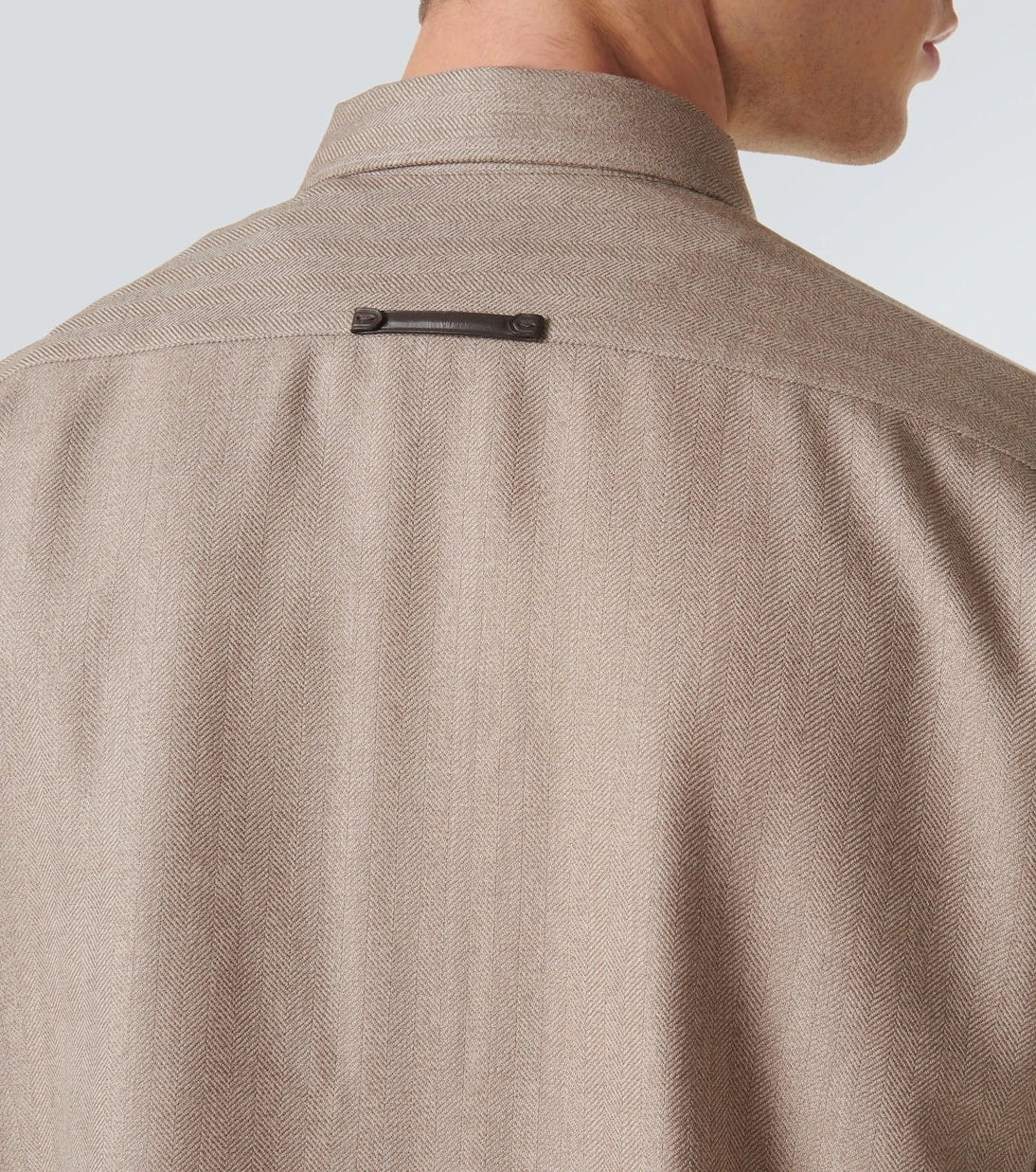 Berluti - Herringbone wool shirt