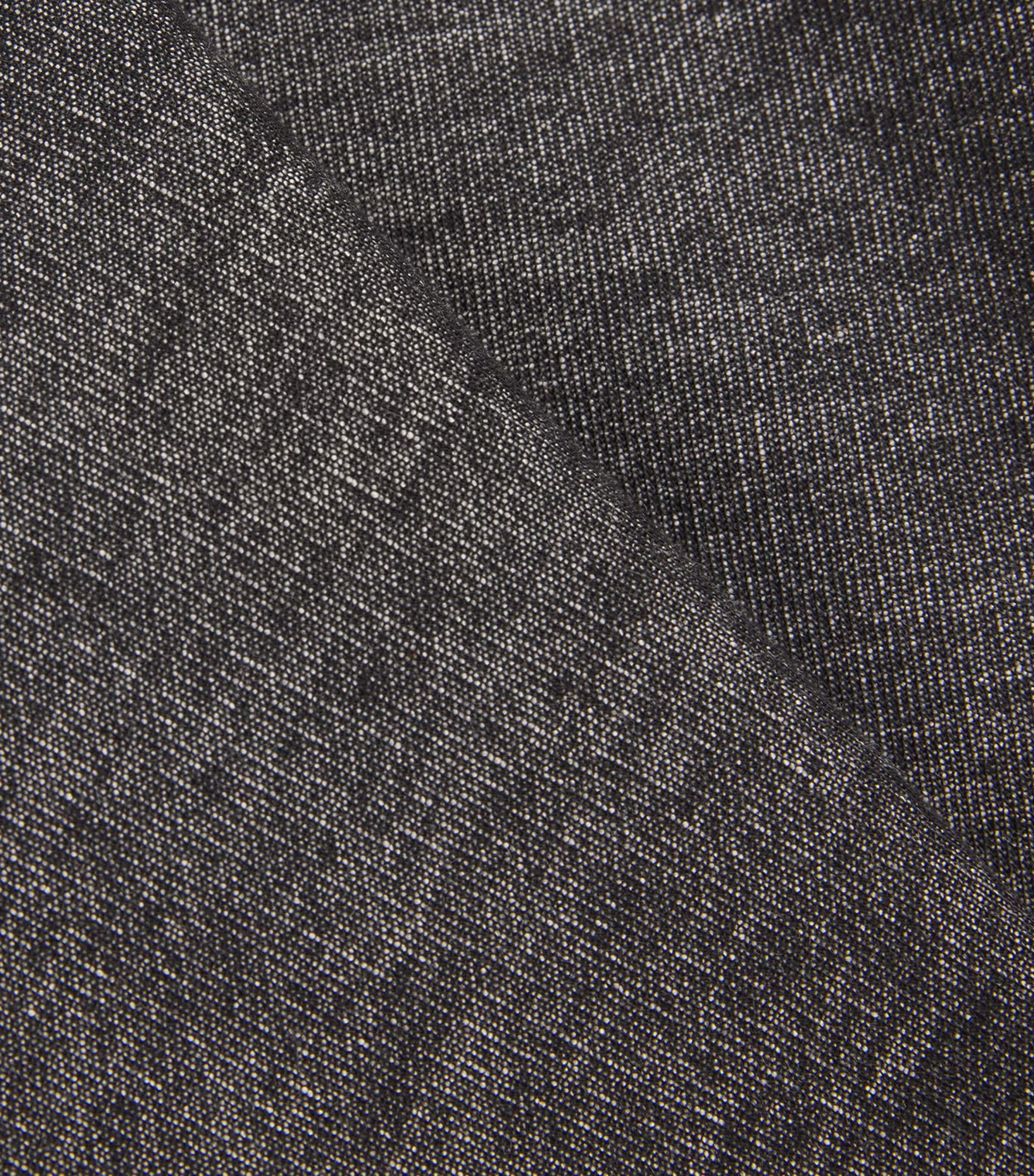 MAX&Co. Grey Stretch Cotton Jersey Midi Dress