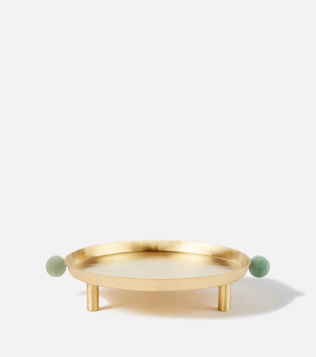 Natalia Criado - Embellished gold-plated tray