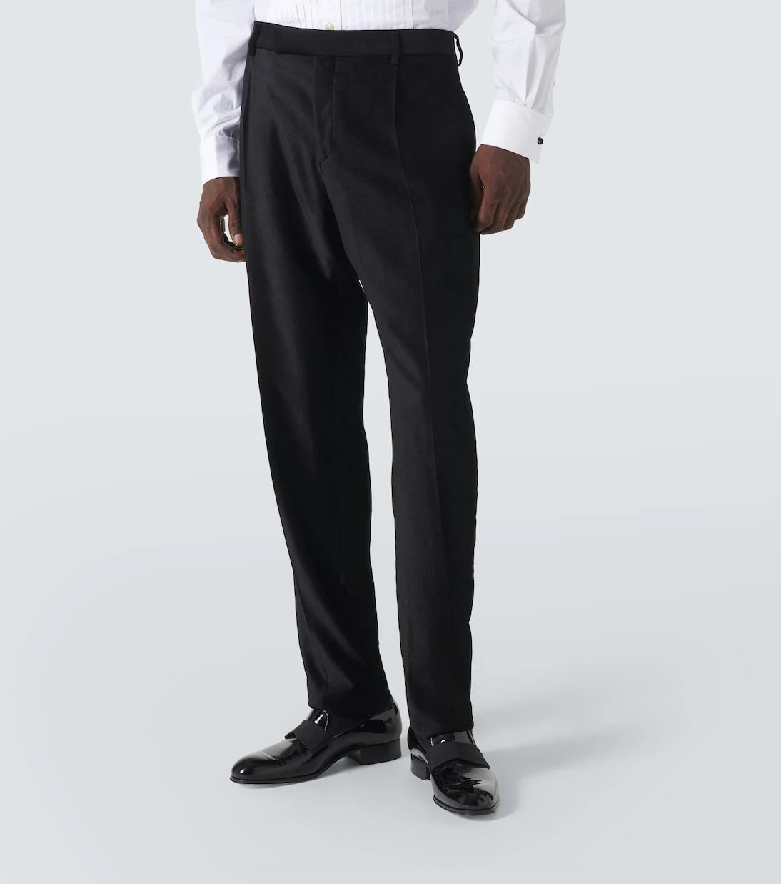 Lardini - Velvet tuxedo pants