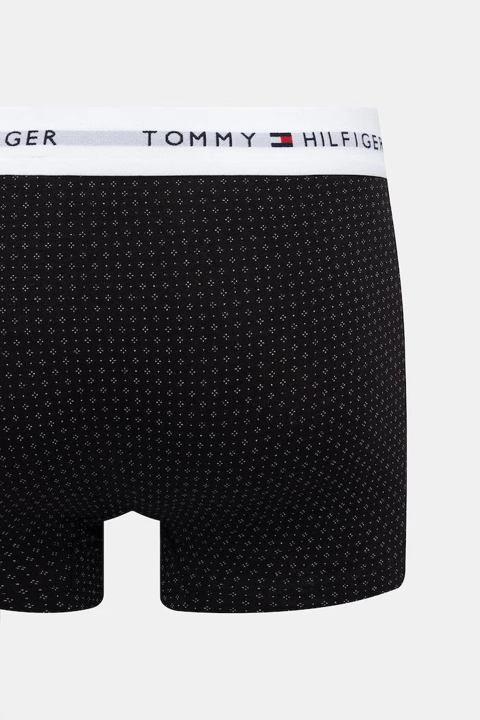 Tommy Hilfiger erkek pamuklu elastanlı dar boxer 3'lü paket