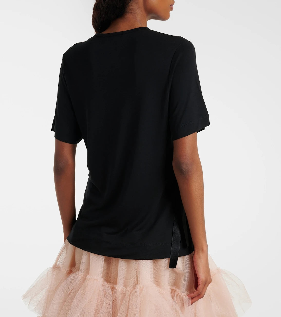 Simone Rocha - تي شيرت جيرسيه بتفاصيل فيونكة