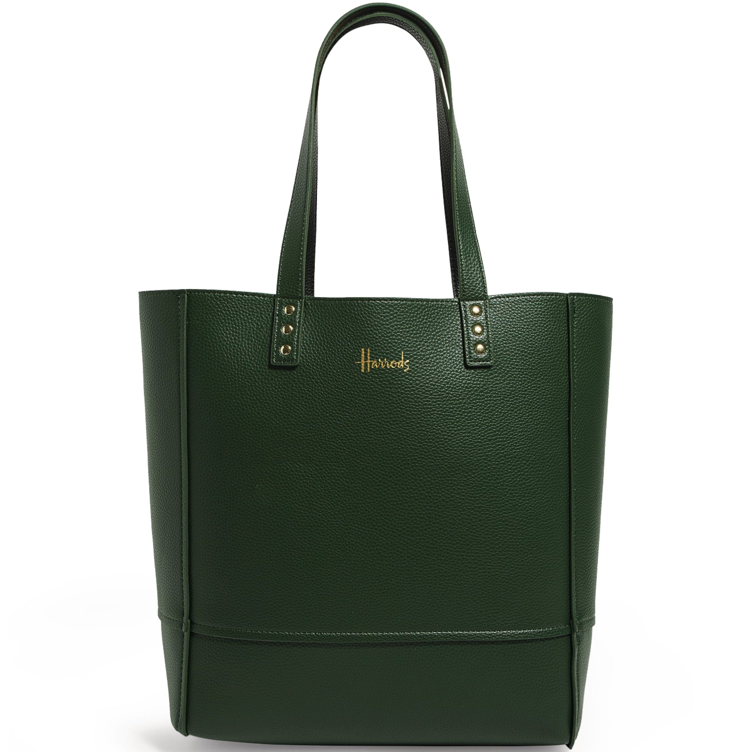 Harrods Black Fern Tote Bag