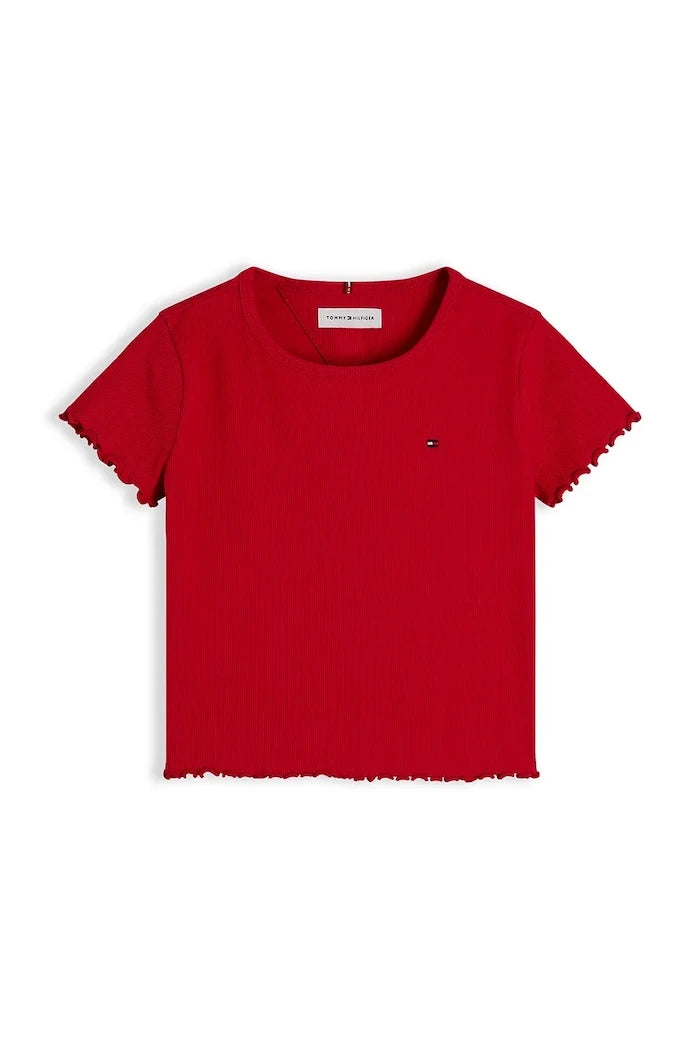 Tommy Hilfiger тениска за деца с памук