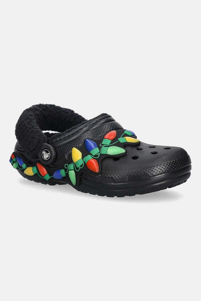Crocs Classic Lined Holiday Lights Clog