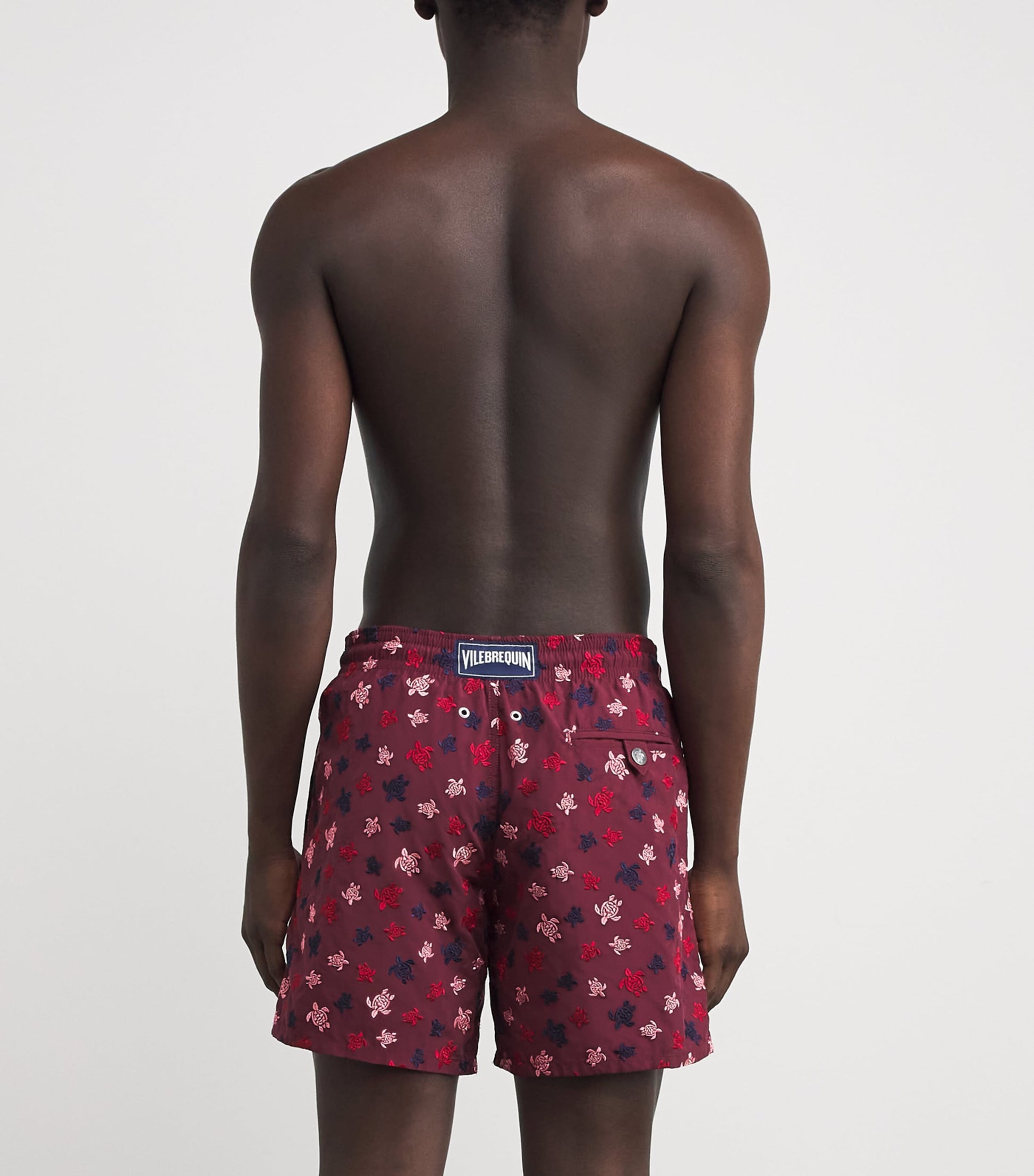 Embroidered Turtle Mistral Swim Shorts