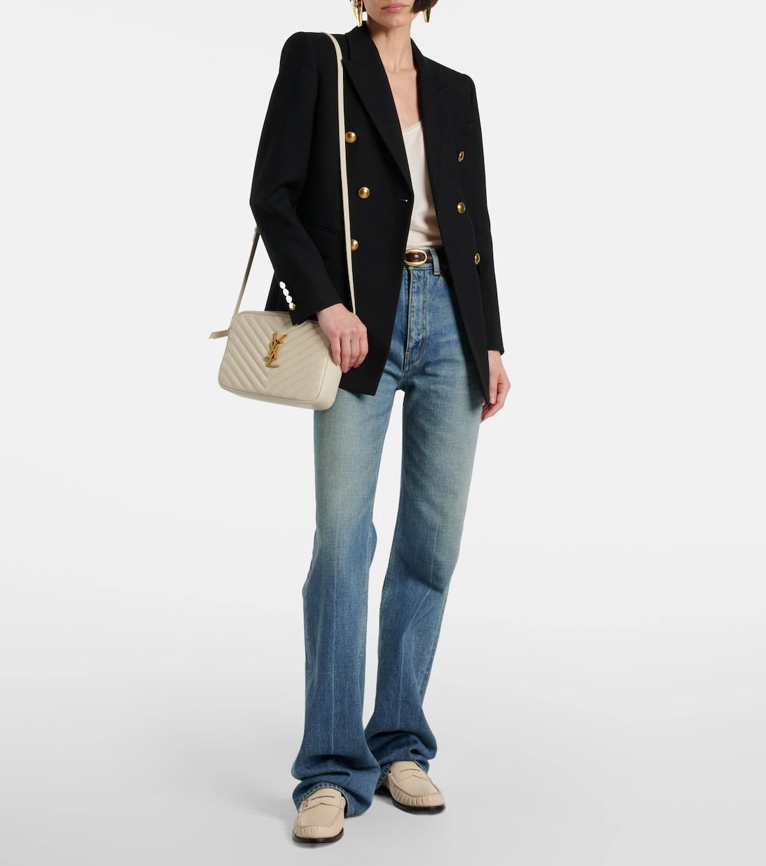 Saint Laurent - Lou leather camera bag