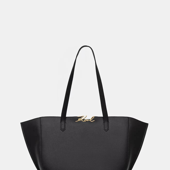 Karl Lagerfeld kadın deri tote çanta K/SIGNATURE
