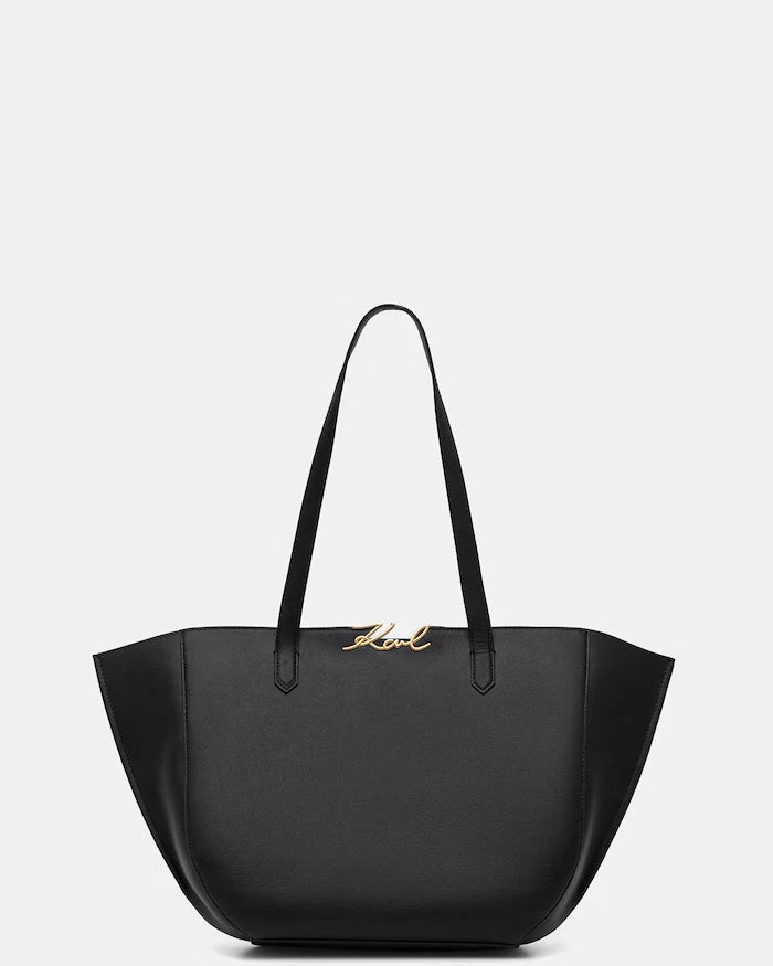 Karl Lagerfeld чанта tote дамска от кожа K/SIGNATURE