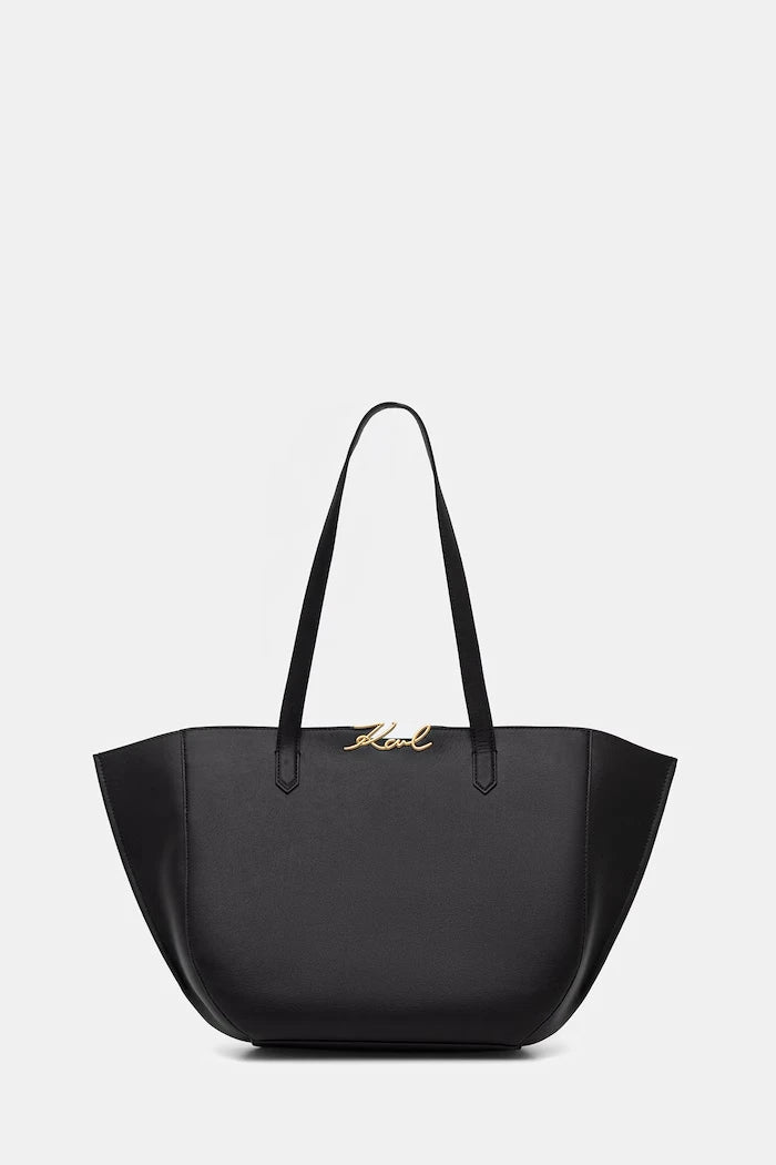 Karl Lagerfeld kadın deri tote çanta K/SIGNATURE