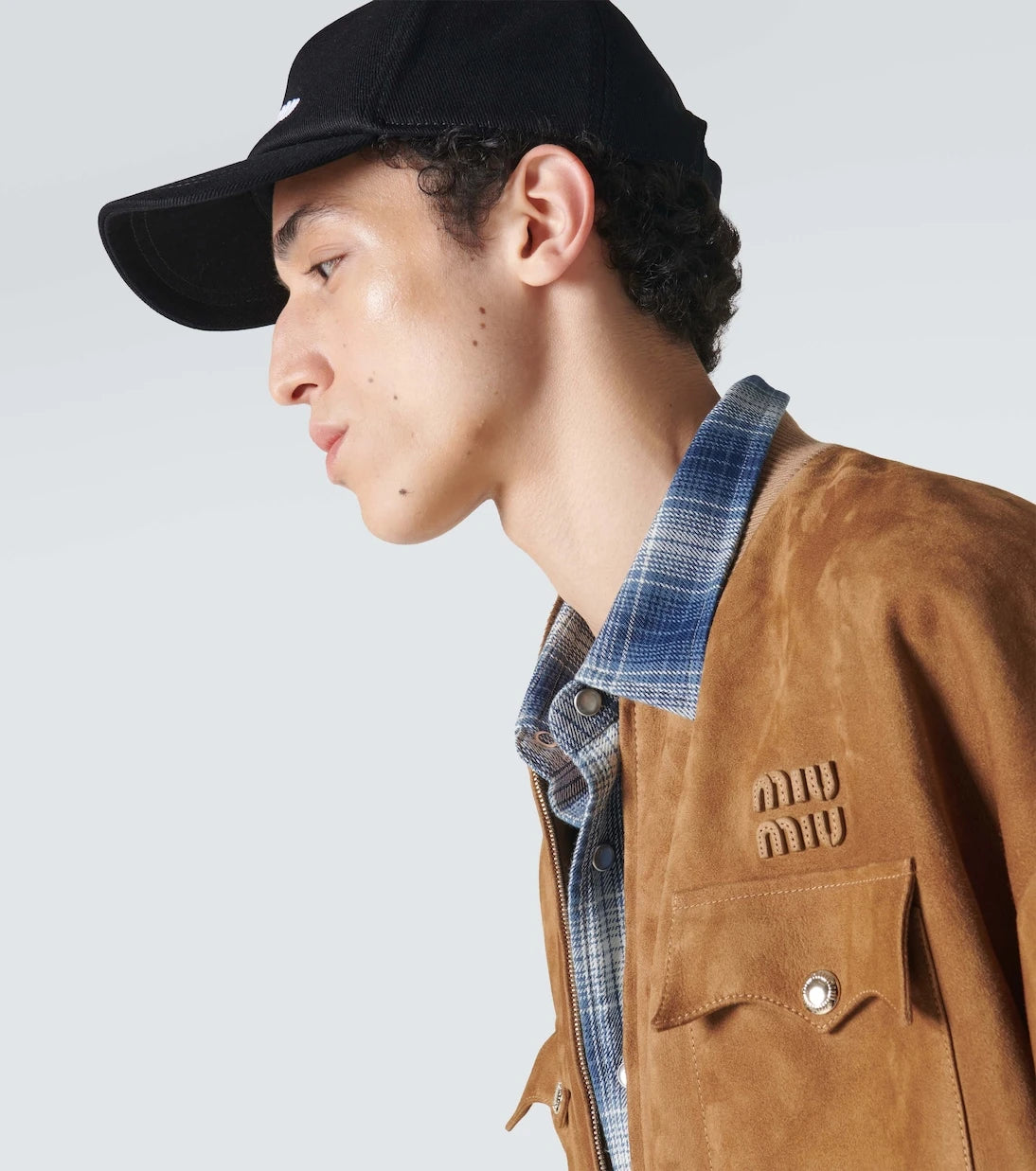 Miu Miu - Logo cotton baseball cap
