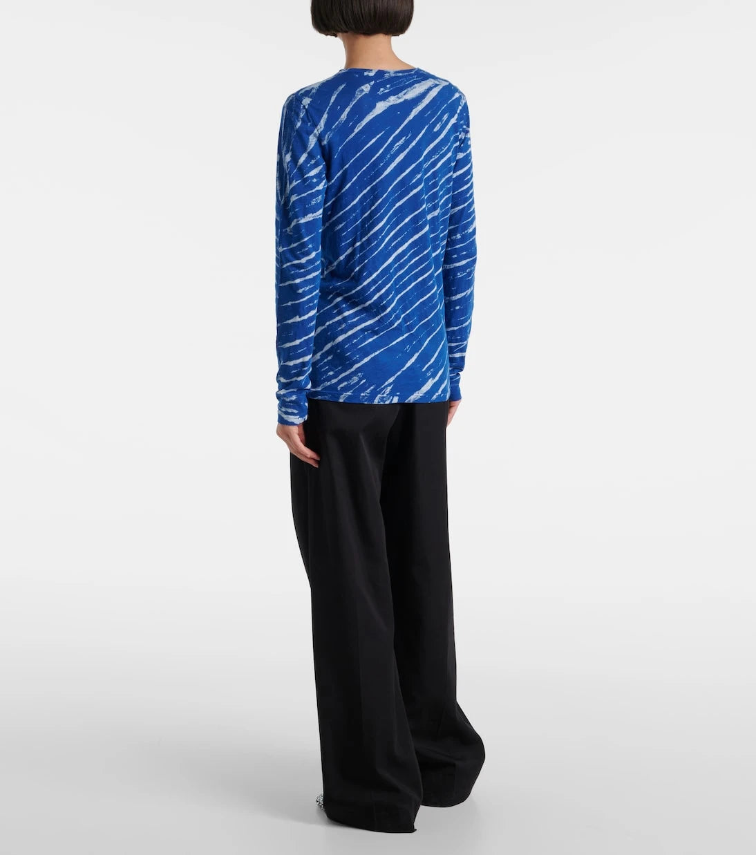 Proenza Schouler - Mia tie-dye cotton jersey top