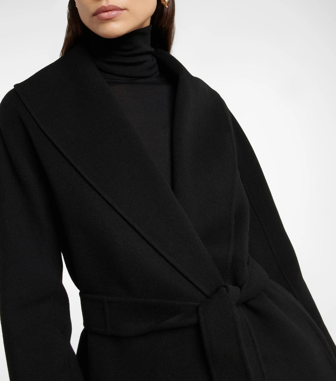 'S Max Mara - Messi belted virgin wool coat