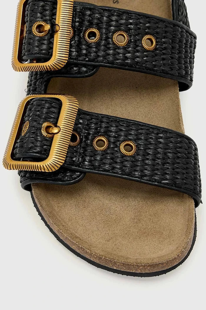 AllSaints сандали дамски Staffa Raffia Sandal
