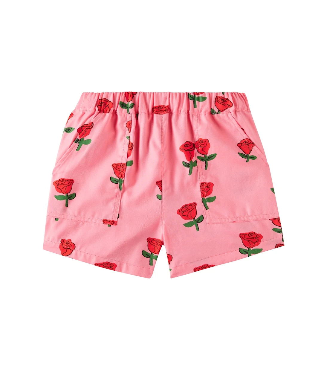 Mini Rodini - Roses cotton shorts
