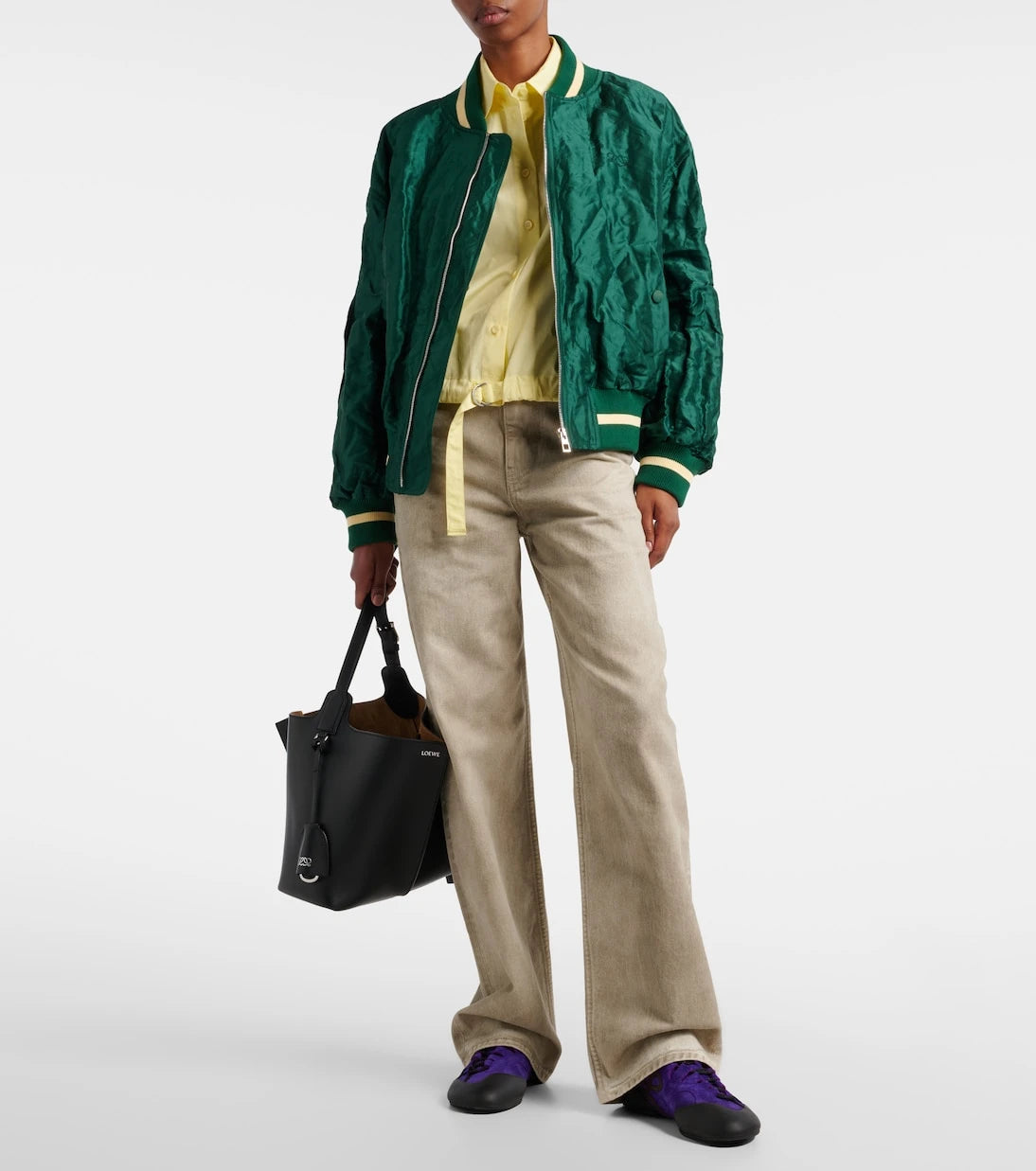 Loewe - Double L taffeta bomber jacket
