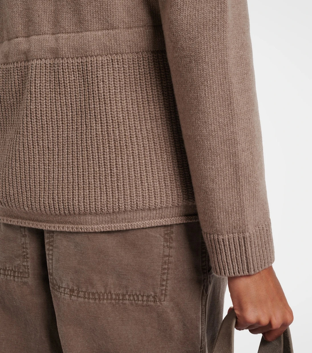 Moncler - Down-paneled wool and cashmere cardigan