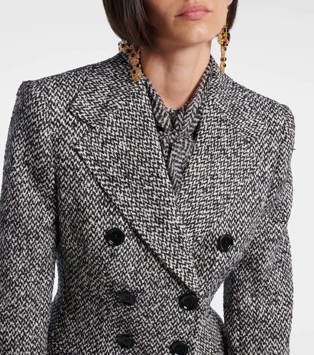 Dolce&Gabbana - Double-breasted wool-blend jacket