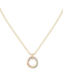 Cartier White, Yellow, Rose Gold and Diamond Trinity Necklace