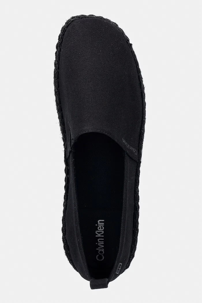 Calvin Klein Kadın Espadril OBLIQUE ESPADRILLE CANVAS