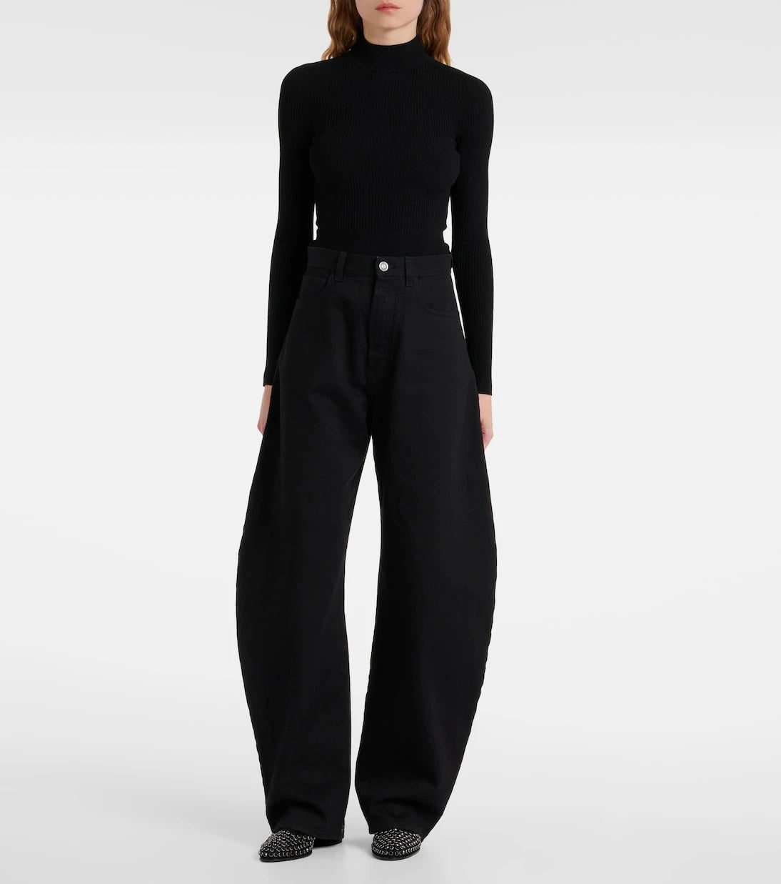 Alaïa - İşlemeli süet bilek bot