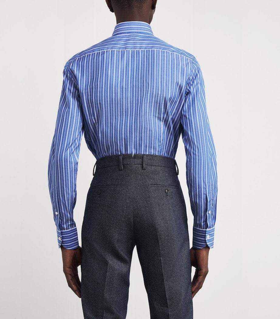 100HANDS Cotton Stripe Vintage Shirt