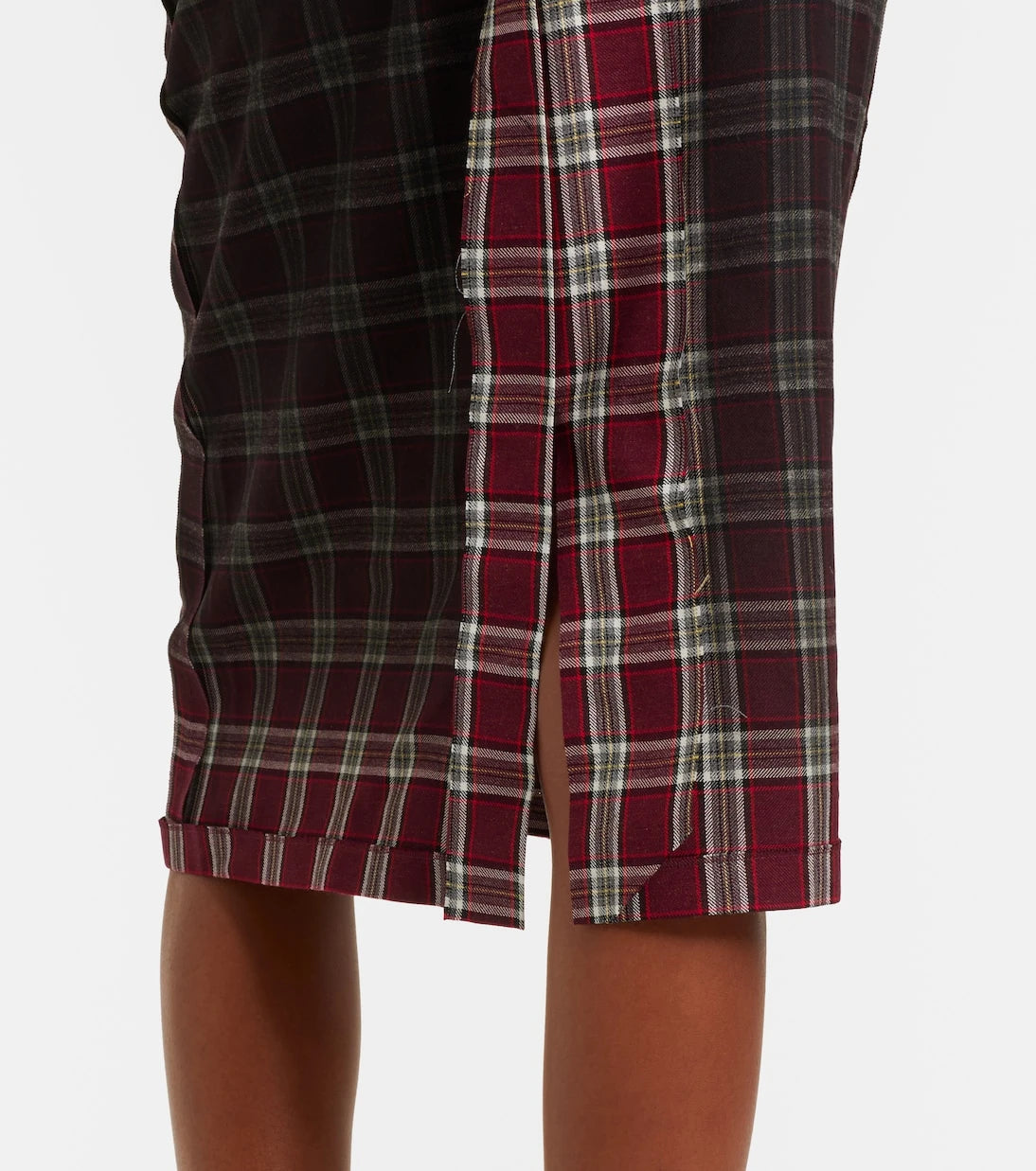 Maison Margiela - Checked pencil skirt