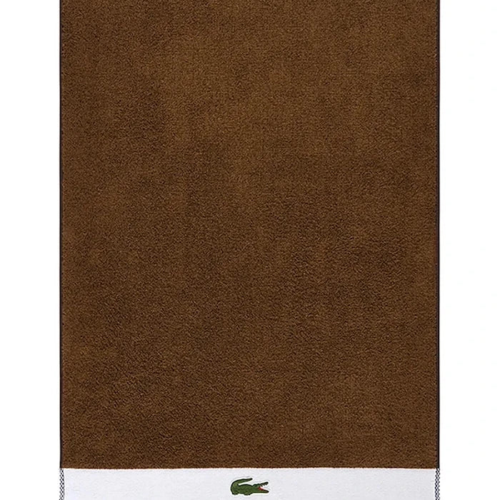 Малка памучна кърпа Lacoste LCASUAL Pecan 55 x 100 cm