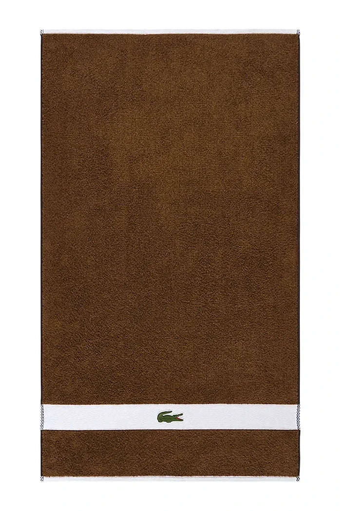 Малка памучна кърпа Lacoste LCASUAL Pecan 55 x 100 cm