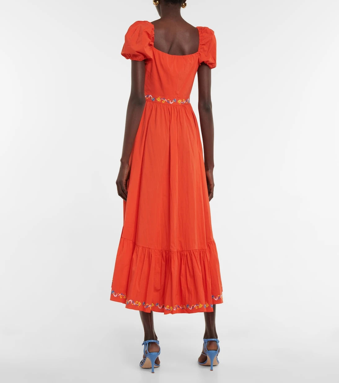 Caroline Constas - Hayden embroidered midi dress