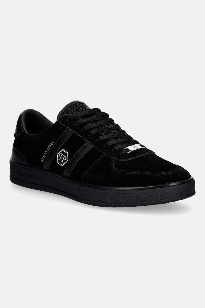 Philipp Plein Lo-Top Sneaker Retro Rebel Erkek Süet Spor Ayakkabı