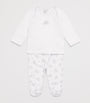 Pima Cotton Sweet Sheep Top and Footed Leggings Set (Newborn-9 Months)