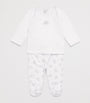 Pima Cotton Sweet Sheep Top and Footed Leggings Set (Newborn-9 Months)