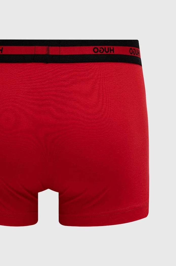 HUGO Erkek Pamuk ve Elastan Bitişik Boxer TRIPLET PLANET 3'lü