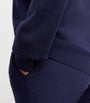 Navy Silk-Cashmere Gia Tracksuit