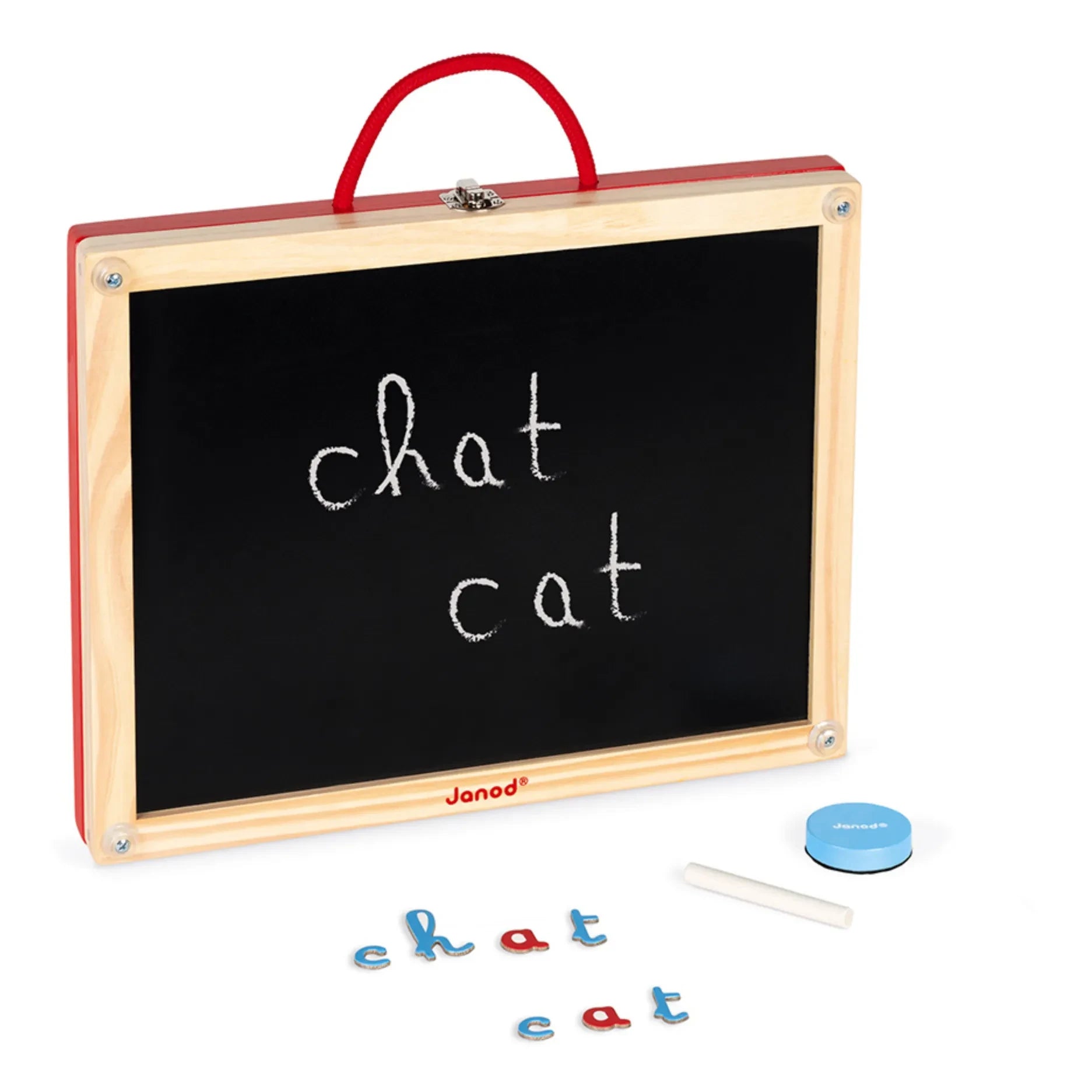 Janod - 4 in 1 Cursive Letters Case