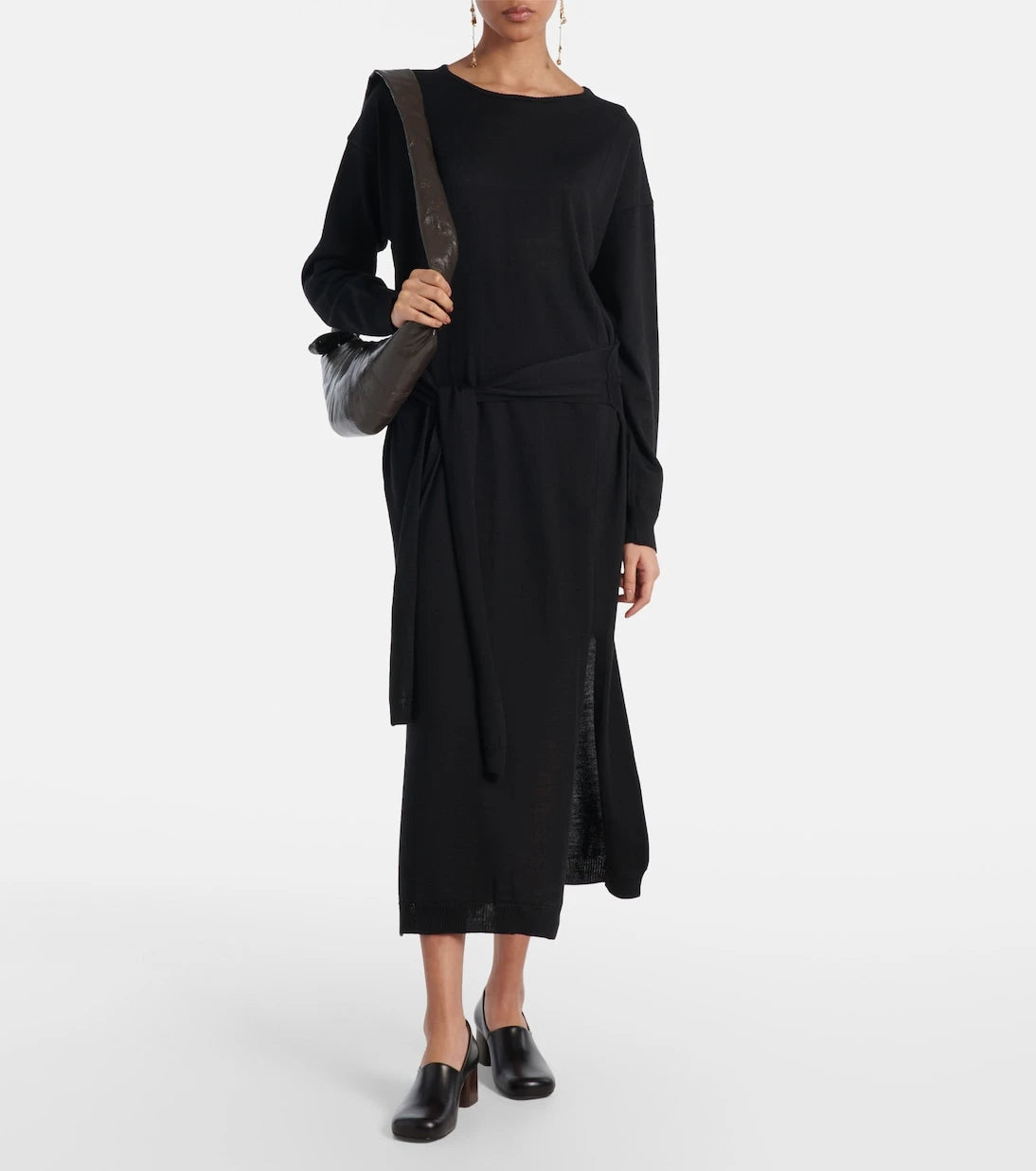 Lemaire - Belted sweater dress