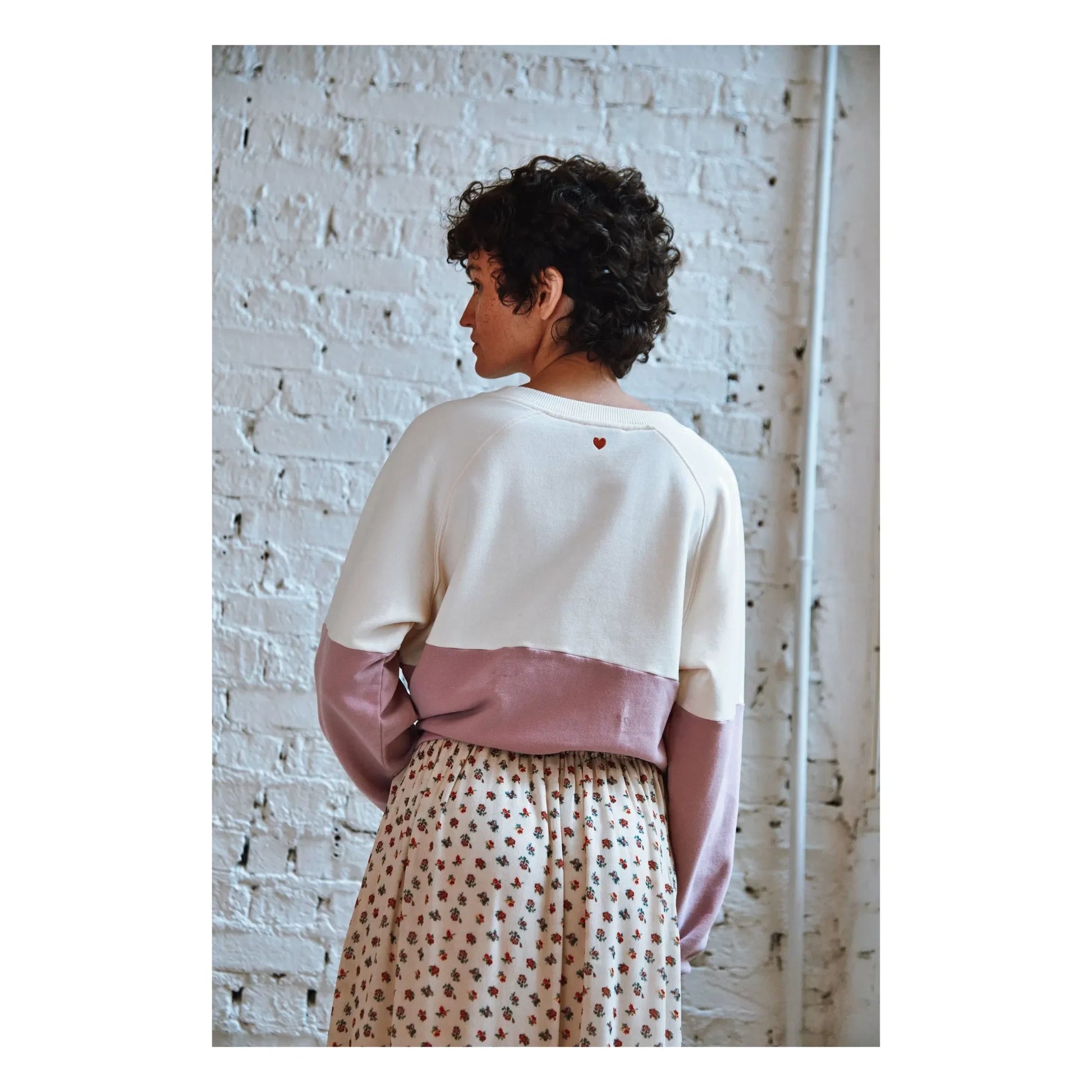 Emile et Ida - Bahamas organic cotton sweatshirt | Lilac