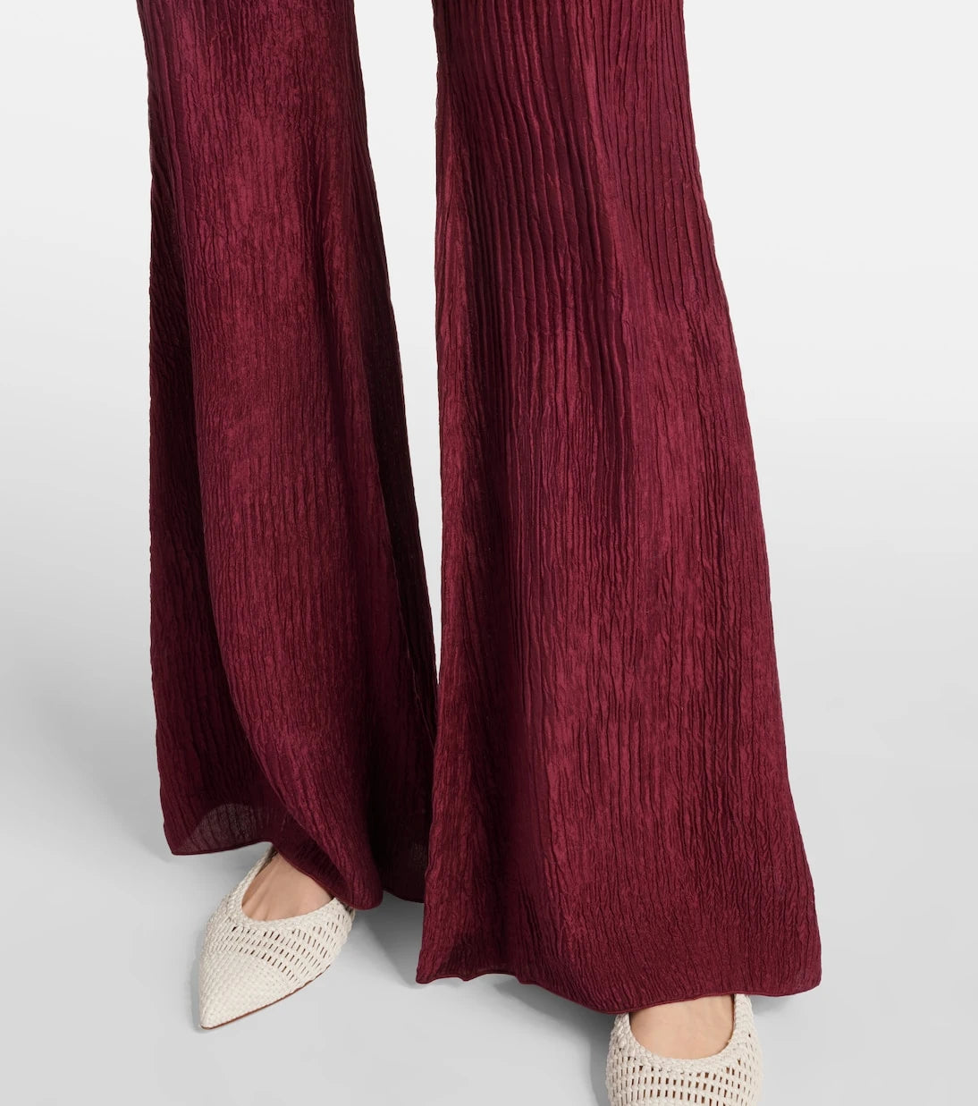 Gabriela Hearst - Claude silk flared pants