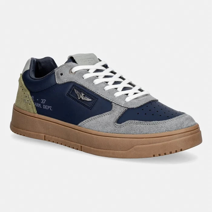Кожени маратонки Aeronautica Militare SNEAKERS