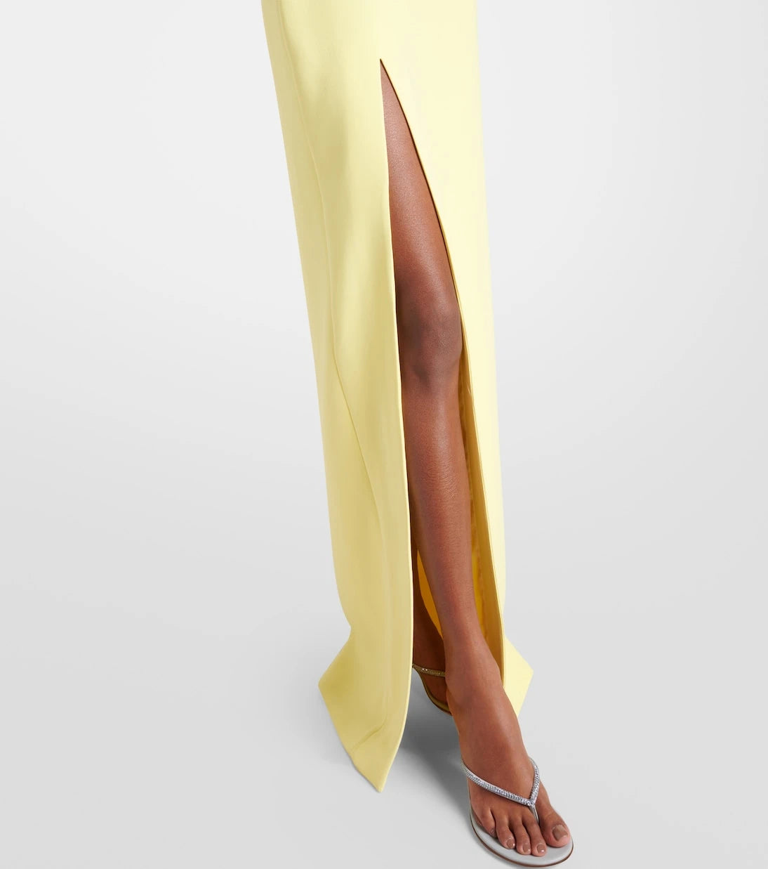 David Koma - Side-slit corset gown